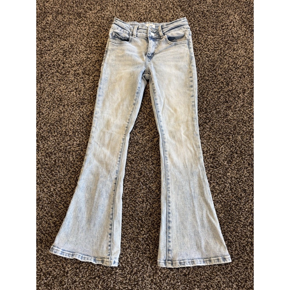 Youth Girls BKE Buckle Jeans Size 14 Light Wash Bootcut‎